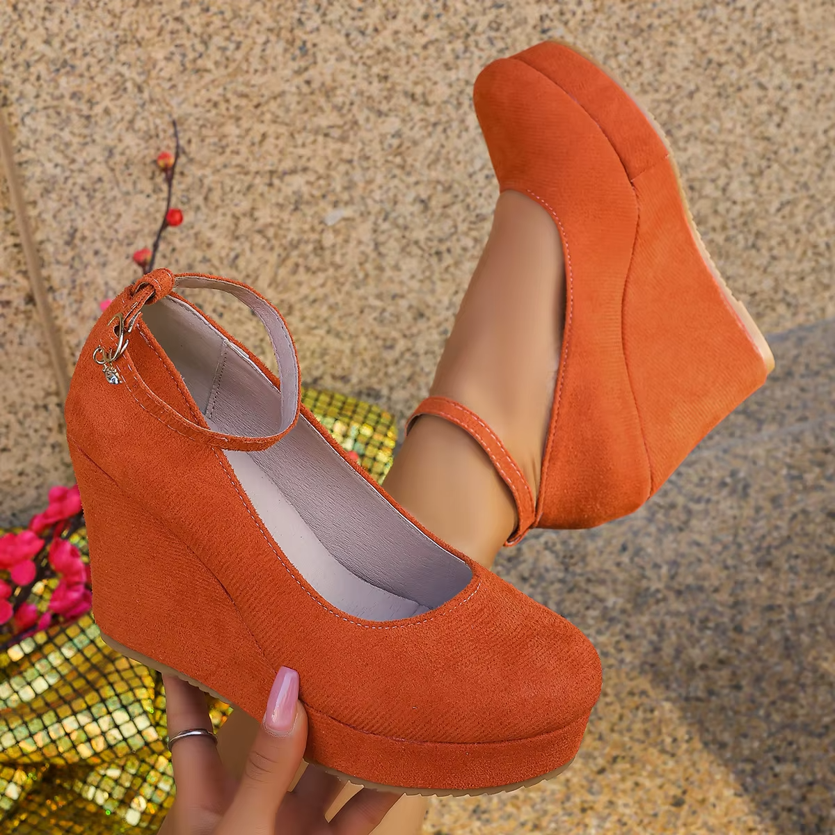 scarpe donna similcamoscio