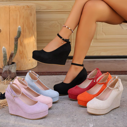 scarpe donna similcamoscio